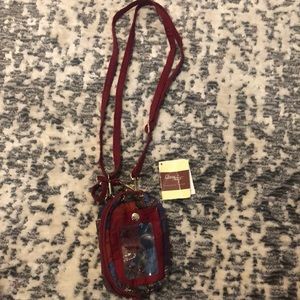 Donna Sharp Cell Phone Purse w/adjustable strap